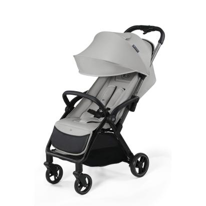 Cărucior sport Kinderkraft Apino, 0-22 kg, pliere automată, Dove Grey