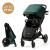 Cărucior sport ultra compact Kinderkraft Mitzy 0-22 kg, Jade Green