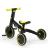 Bicicletă de echilibru și tricicletă 3 în 1 Kinderkraft 4TRIKE Black Volt