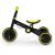 Bicicletă de echilibru și tricicletă 3 în 1 Kinderkraft 4TRIKE Black Volt