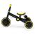 Bicicletă de echilibru și tricicletă 3 în 1 Kinderkraft 4TRIKE Black Volt