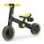 Bicicletă de echilibru și tricicletă 3 în 1 Kinderkraft 4TRIKE Black Volt