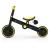 Bicicletă de echilibru și tricicletă 3 în 1 Kinderkraft 4TRIKE Black Volt
