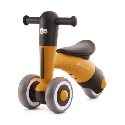 Bicicletă de echilibru Kinderkraft MINIBI, Honey Yellow, 1-3 ani