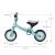 Bicicletă de echilibru Kinderkraft TOVE, Summer Mint, 2 kg, pliabilă