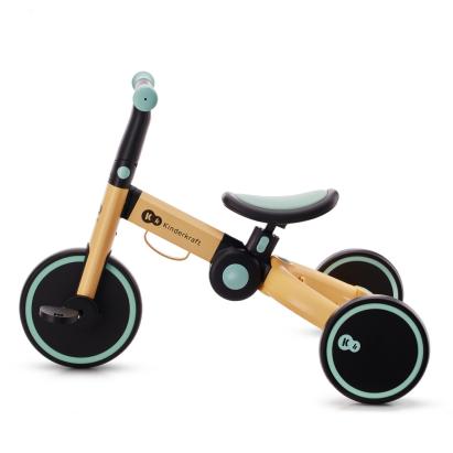 Bicicletă de echilibru și tricicletă 3 în 1 Kinderkraft 4TRIKE Sunflower Blue