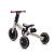 Bicicletă de echilibru și tricicletă 3 în 1 Kinderkraft 4TRIKE Silver Grey