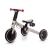 Bicicletă de echilibru și tricicletă 3 în 1 Kinderkraft 4TRIKE Silver Grey