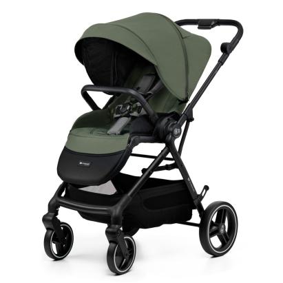 Cărucior sport Kinderkraft YOXI verde, reversibil, de la naștere la 27 kg