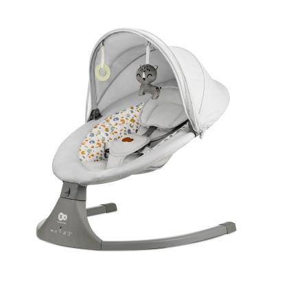 Leagăn electric 2 în 1 Kinderkraft LUMI 2, Light Grey