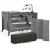 Pătuț pliabil de călătorie Kinderkraft Joy2 cu accesorii, Dark Grey