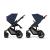 Carucior 3 in 1 Kinderkraft Prime cu scoica Mink Pro i-Size, Navy