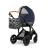 Carucior 3 in 1 Kinderkraft Prime cu scoica Mink Pro i-Size, Navy