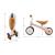 Bicicletă de echilibru Kinderkraft CUTIE Fuzzy Peach, 1+ ani