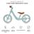 Bicicletă de echilibru Kinderkraft Fly Plus Baby Blue, 2 ani+, ultra ușoară