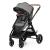 Cărucior Kinderkraft ESME 3 în 1 cu scoică auto, Moonlight Grey