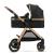 Carucior 3 in 1 Kinderkraft ESME cu scoica i-Size, Pure Black