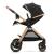 Carucior 3 in 1 Kinderkraft ESME cu scoica i-Size, Pure Black