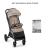Carucior sport Kinderkraft LOOM, pliabil automat, 0-22 kg, Linen Beige