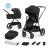 CARUCIOR MULTIFUNCTIONAL 2IN1 KINDERKRAFT NEA NIGHT BLACK