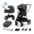 CARUCIOR MULTIFUNCTIONAL 2IN1 KINDERKRAFT NEA DARK GREY