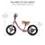 BICICLETA FARA PEDALE KINDERKRAFT SPACE DARK PINK