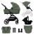 CARUCIOR KINDERKRAFT YOXI 3IN1 (MINK PRO) MISTIC GREEN