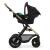CARUCIOR MULTIFUNCTIONAL KINDERKRAFT MOOV 2 AIR 4IN1 PURE BLACK