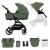 KINDERKRAFT MULTIFUNCTIONAL STROLLER YOXI 2IN1 MYSTIC GREEN