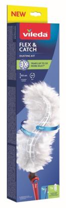 Prachovka Vileda Flex&Catch, s dlhou rokoväťou