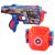 Pistol Nerf Marvel Captain America cu toc si 10 sageti, 8+ ani
