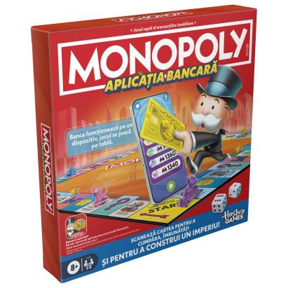 Joc Monopoly Aplicația Bancară în Limba Română, 8+ ani, Hasbro
