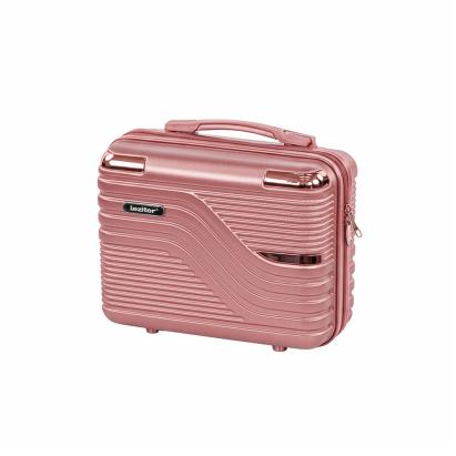 Valiză mică de mână Leziter TraveLux Urban ABS 28x36x16 cm roz somon
