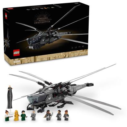 LEGO Icons Dune Atreides Royal Ornithopter 10327, set de colecție pentru adulți