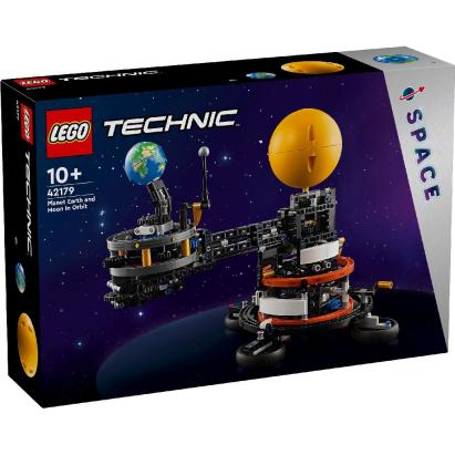 LEGO Technic Planeta Pământ și Luna pe orbită 42179, set educativ 10+
