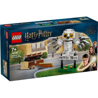 LEGO Harry Potter Hedwig pe Privet Drive nr. 4 76425, bufniță articulată