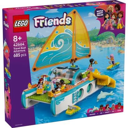 LEGO FRIENDS CALATORIA AVENTUROASA CU BARCA 42664