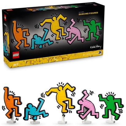 LEGO ART KEITH HARING FIGURINE CARE DANSEAZA 31216