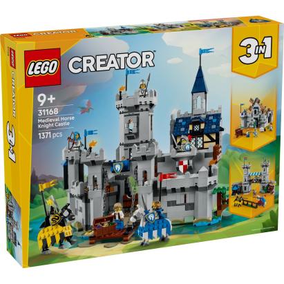 LEGO CREATOR CASTEL MEDIEVAL CU CAI SI CAVALERI 31168