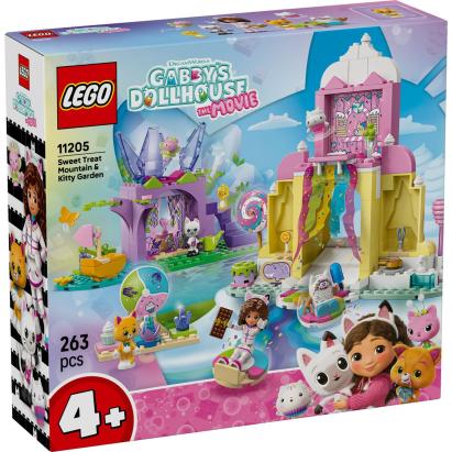 LEGO Gabby's Dollhouse 11205 Muntele de dulciuri si gradina lui Kitty