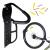 Suport pentru bicicleta cu prindere pe perete, rabatabil, metalic, culoare Neagra FAVLine Selection