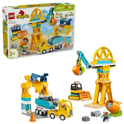 LEGO DUPLO SANTIER SI VEHICULE DE CONSTRUCTII 3 IN 1 10476