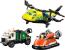 LEGO City Avion, autospeciala de service si aeroglisor adaptate 60505
