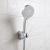 Duș de mână Leziter Lili cu 5 funcții, furtun 1,5 m și suport crom