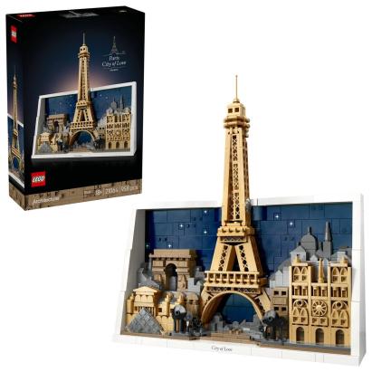 LEGO Architecture Paris Orașul Iubirii 21064, set decorativ 958 piese