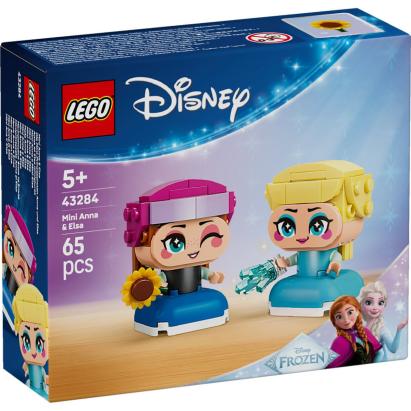 LEGO Disney Frozen Miniprintesele Anna si Elsa 43284, 65 piese