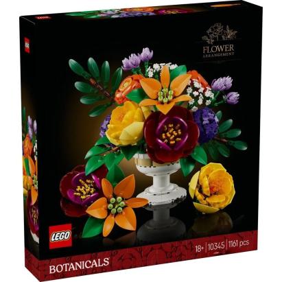 LEGO Botanicals Aranjament Floral 10345, set decorativ cu 1161 piese