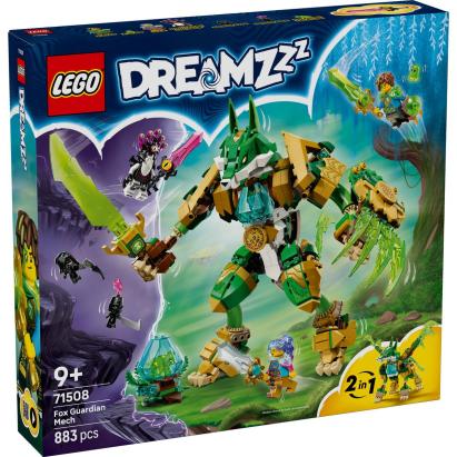 LEGO DREAMZzz Robotul Gardian Vulpe 71508, set 2 in 1 cu 883 piese