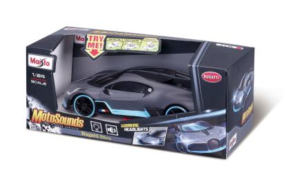 Masinuta Maisto Bugatti Divo cu sunete si lumini, scara 1:24