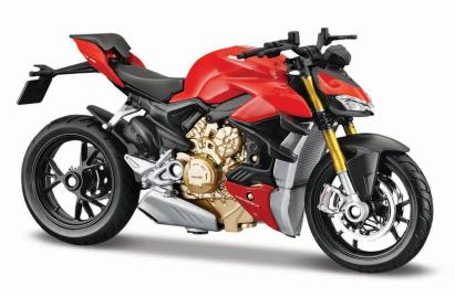 Motocicletă Maisto Ducati Super Naked V4 din metal, ediție specială, 1:18